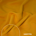garstyčiu spalvos audinys