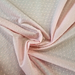 Švelnios baby pink spalvos medvilnės plumetis Nr. 2