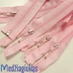 Baby pink užtrauktukas 50 cm. Nr. 20