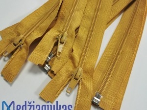 Garstyčių spalvos užtrauktukas 55 cm. Nr. 26