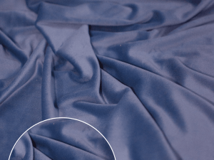 indigo spalvos veliuras