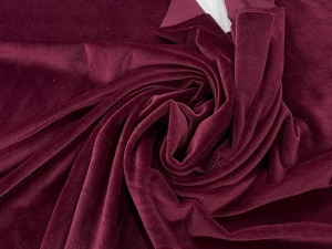 "Prabangios bordo" spalvos soft veliūras NR. 10